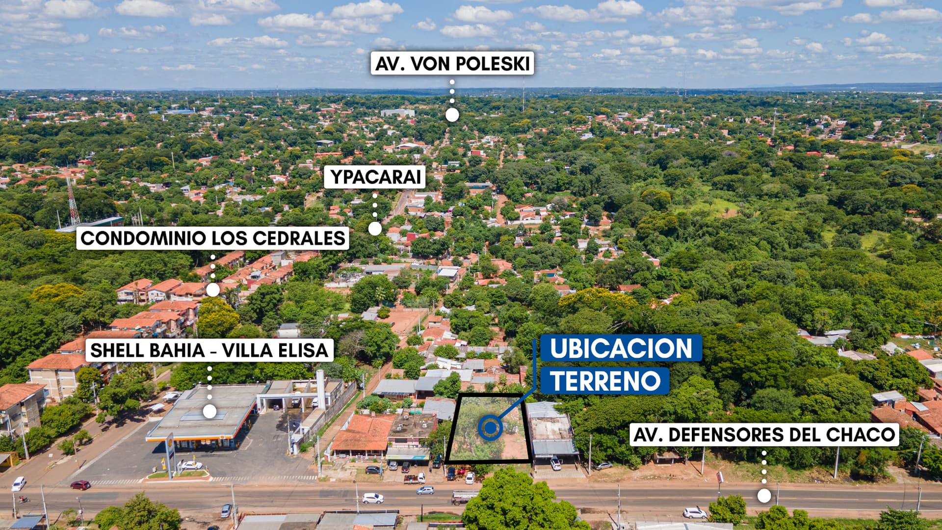 Sobre Av. Defensores del Chaco vendo terreno con 20 metros de frente, foto 3
