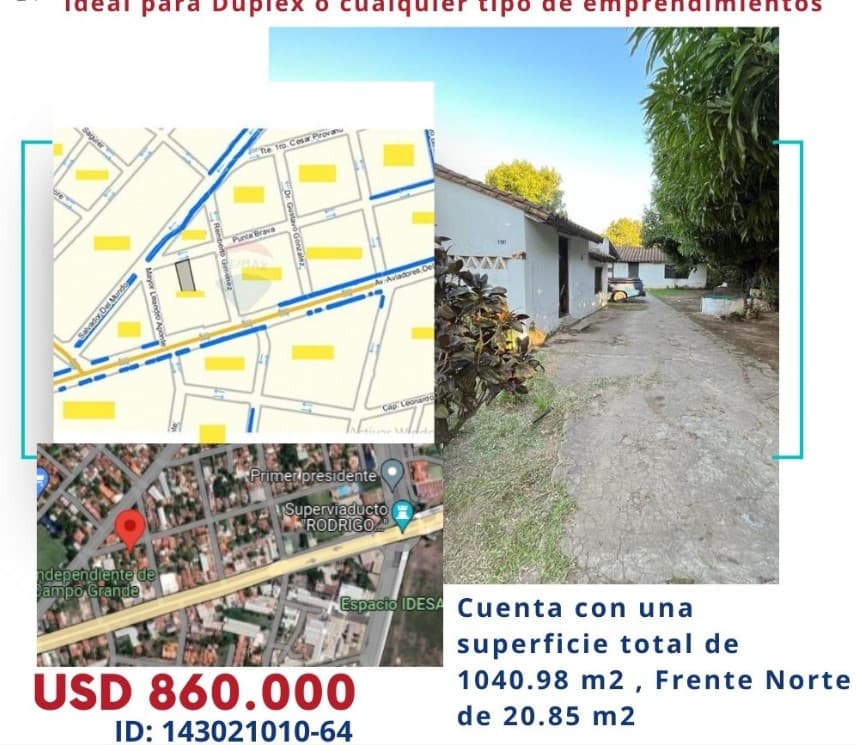 De Hermoso Terreno En Asuncion Para Inversion Zona Salvador Del Mundo — foto 1