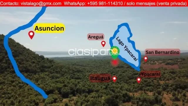 Terreno Vista Al Lago Ypacarai Para Construcción (6.480 M²/18 Lotes /108m X 60m) — foto 4