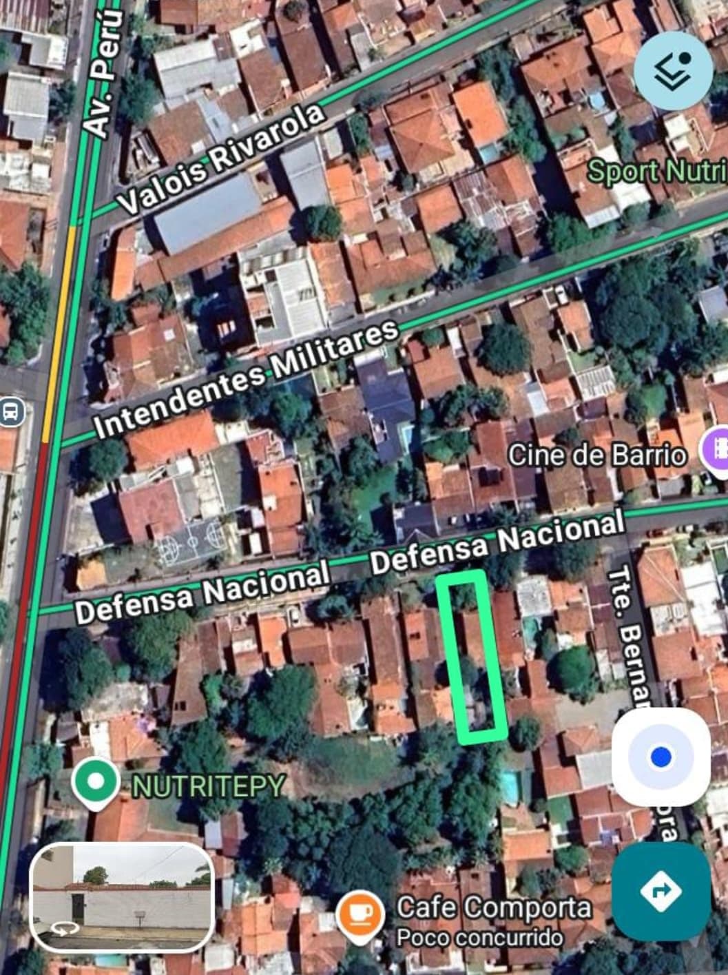Vendo terreno en Las Mercedes* sobre defensa nacional
