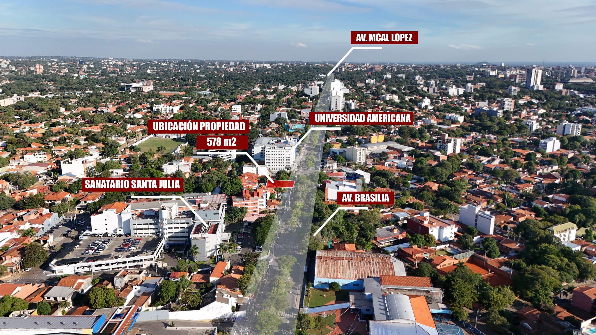 Terreno sobre la avda brasilia — foto principal