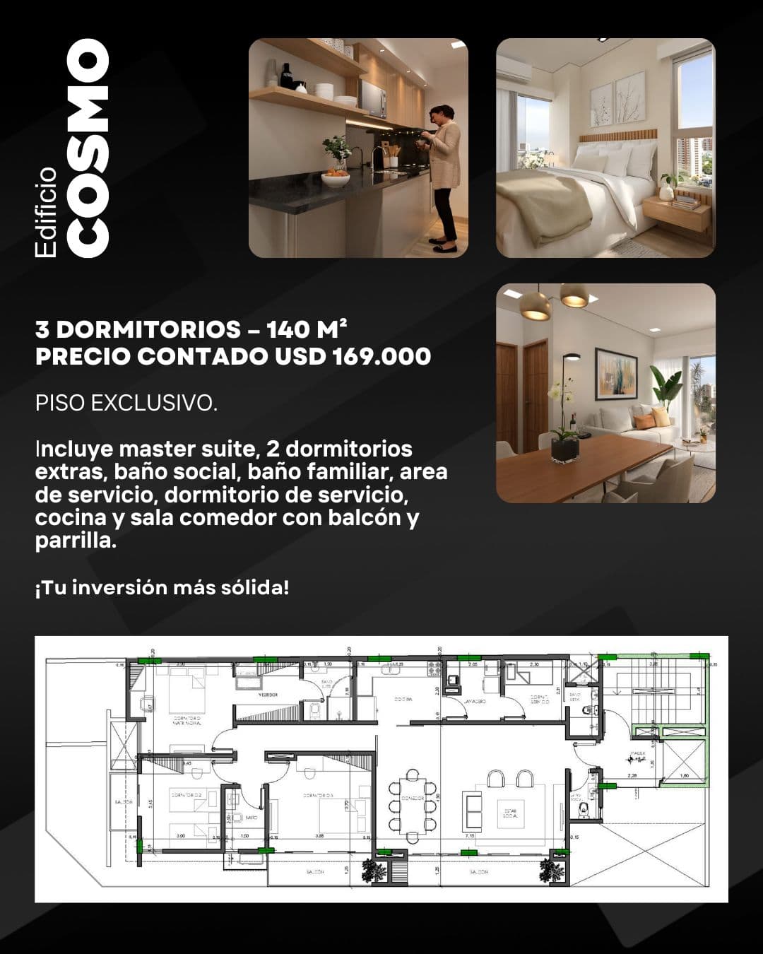 de departamento de un dormitorio — foto 3
