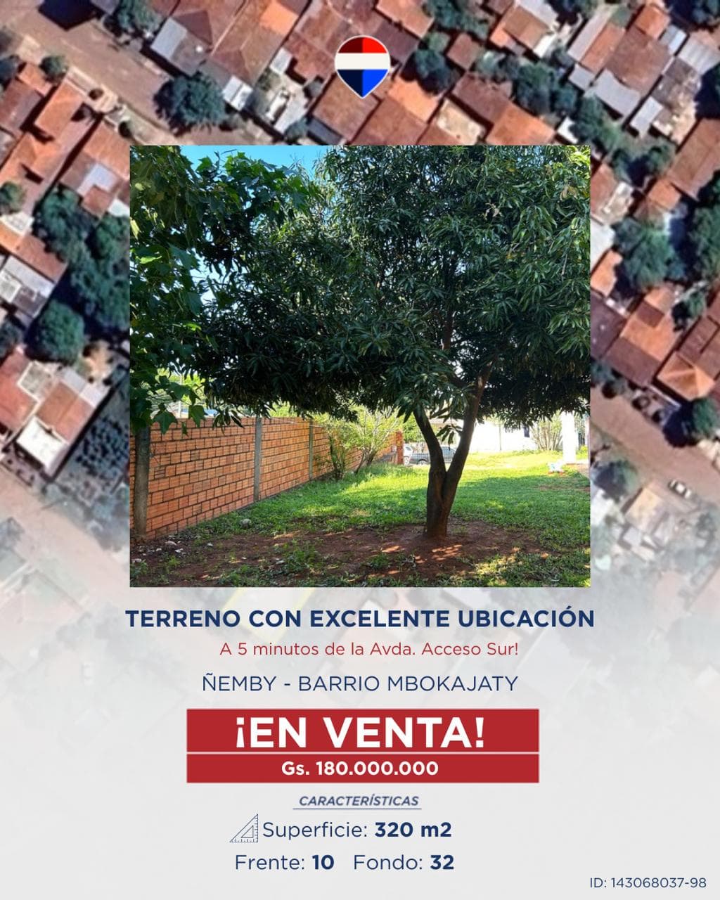 Terreno en mbokajaty Ñemby - venta, foto 1