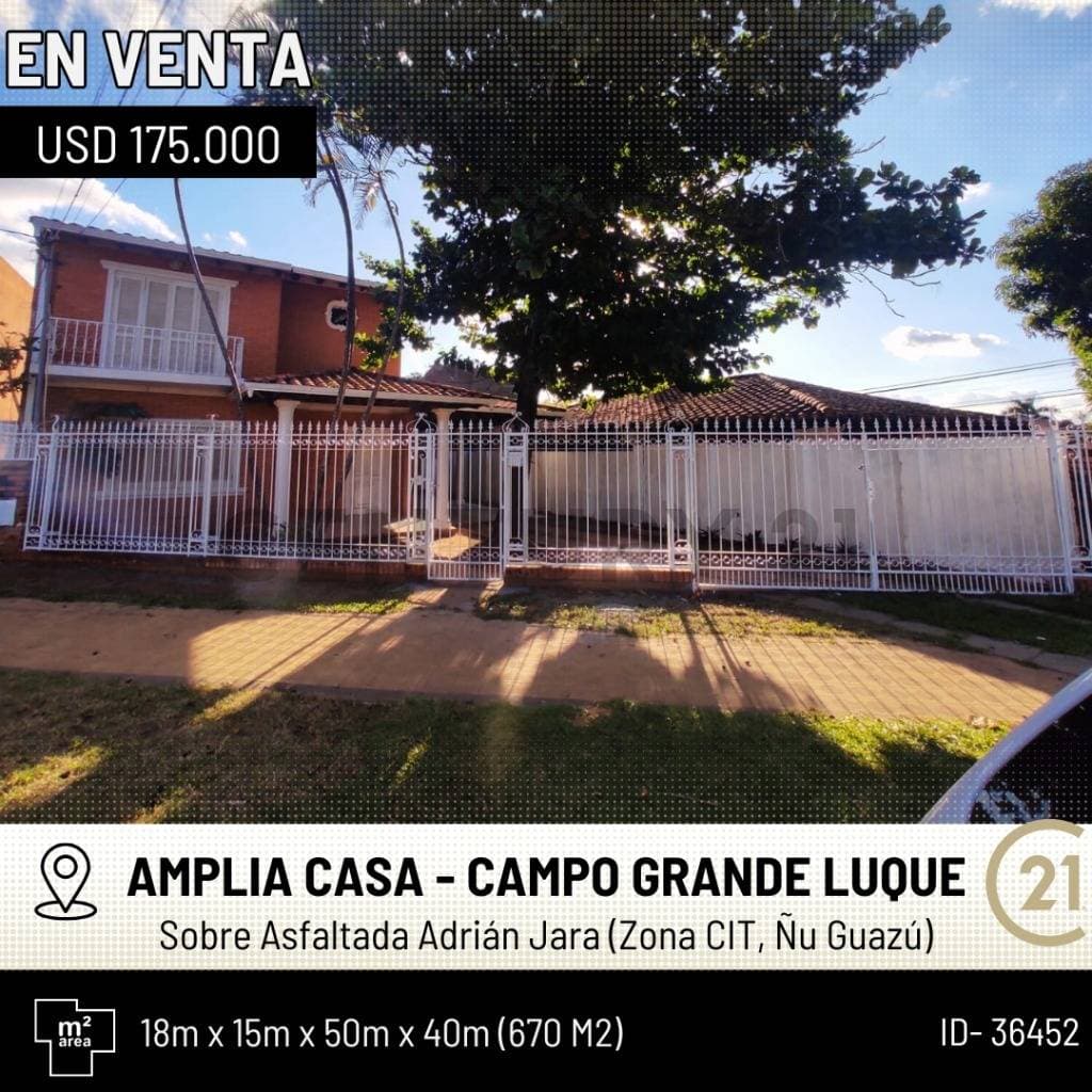 Venta de Casa en Luque, Central