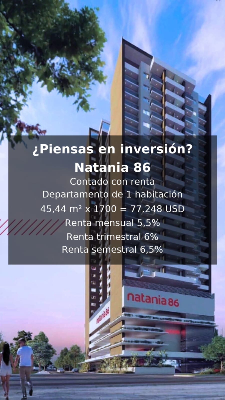 Natania 86 – Viví o invertí en el corazón de Santísima Trinidad