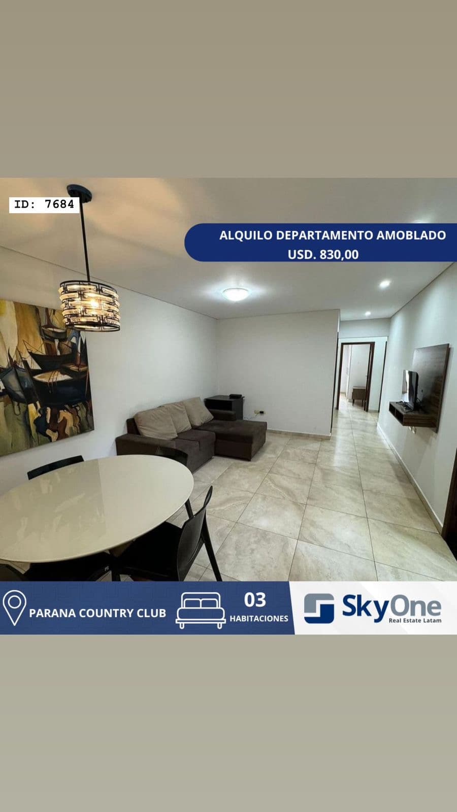 Departamento en el parana country club — foto 1
