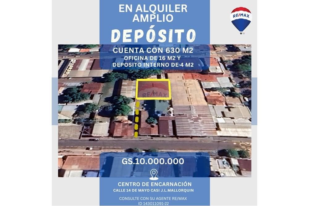 Depósito - Alquiler - Encarnación, Paraguay