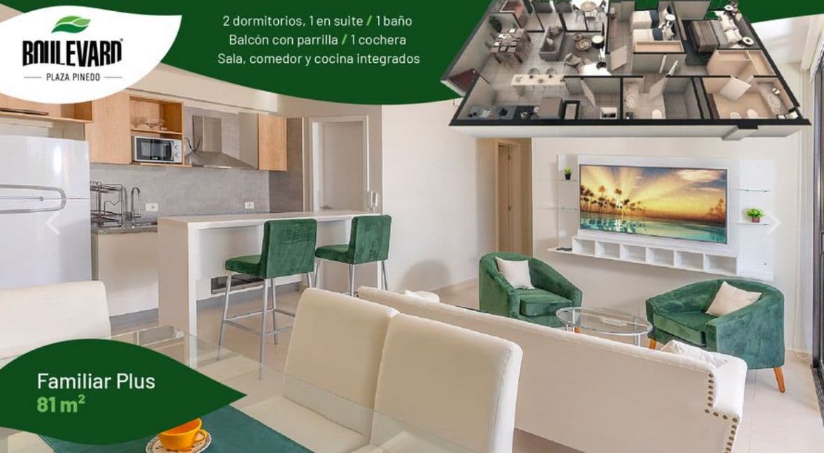 Departamento de 82m² en Boulevard Plaza Pinedo — foto 5