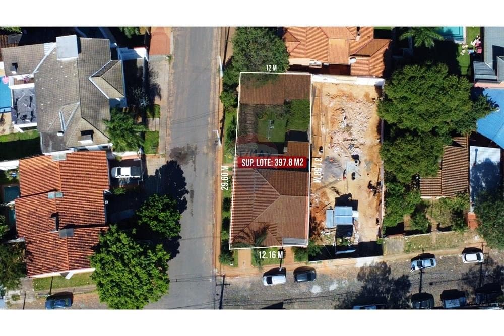 Terreno en esquina barrio mburucuyá