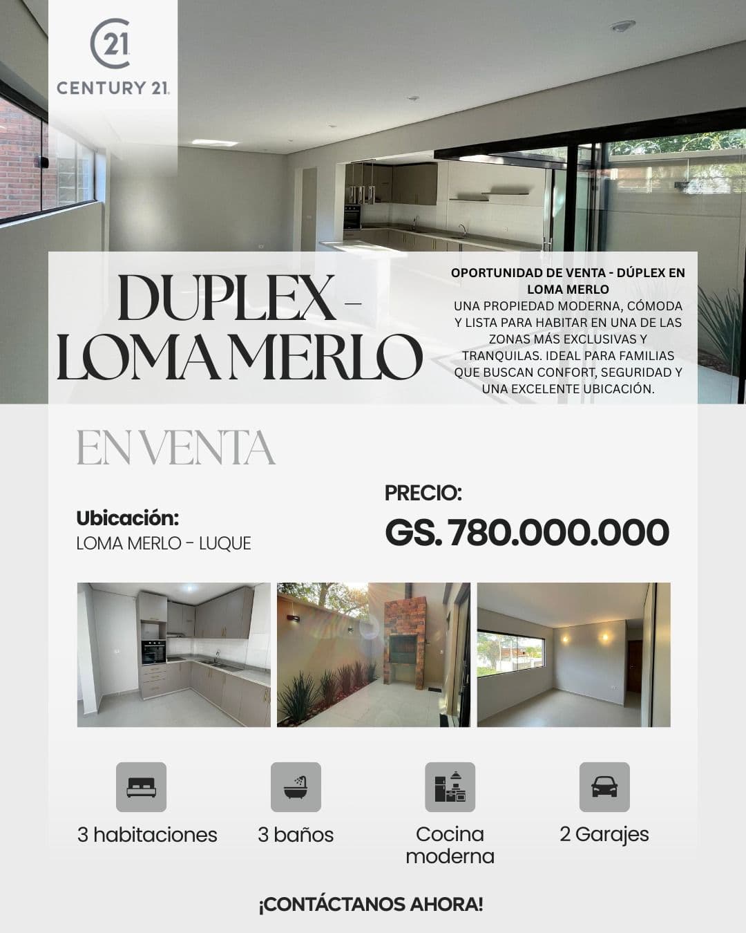 Vendo duplez loma merlo