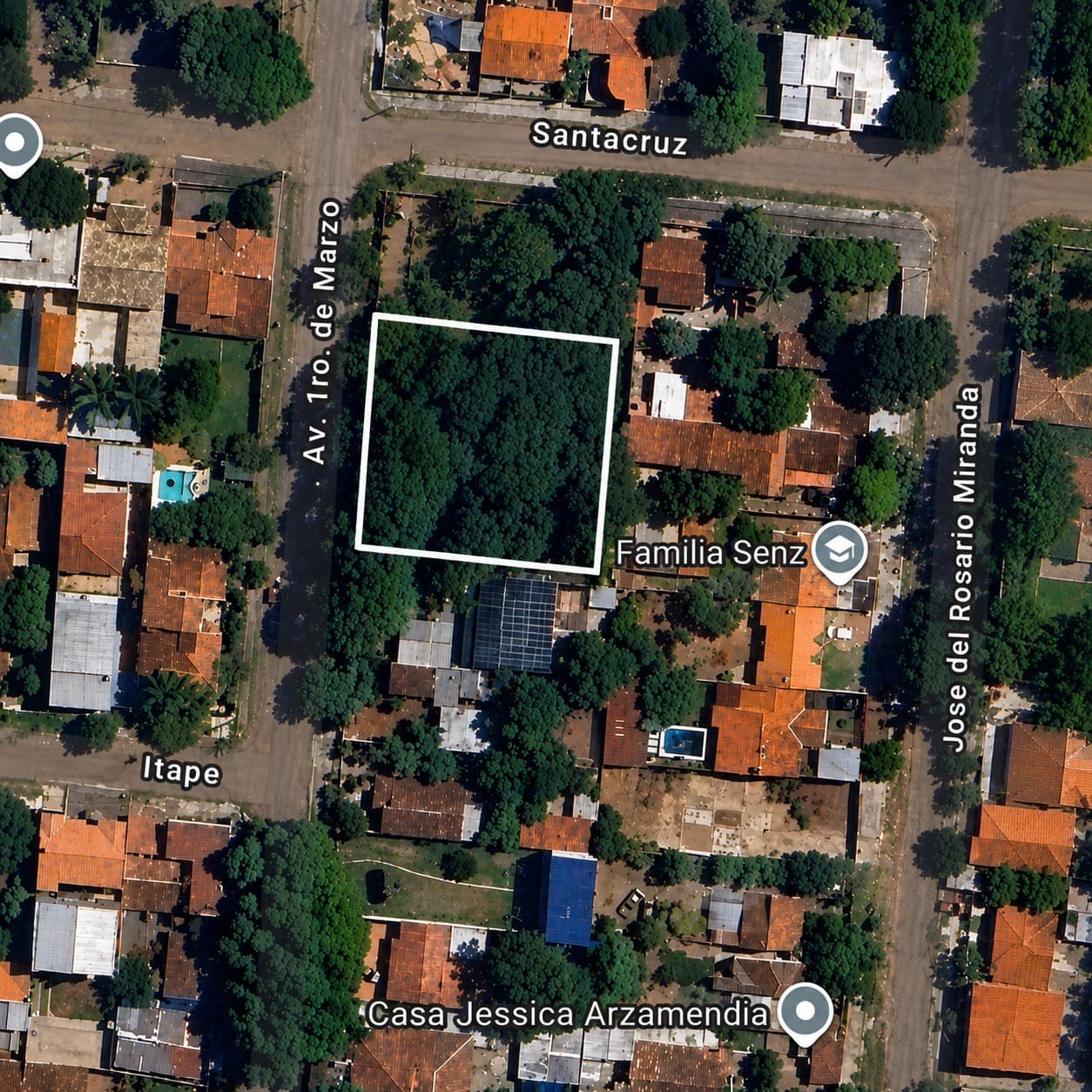 Vendo terreno en lambare