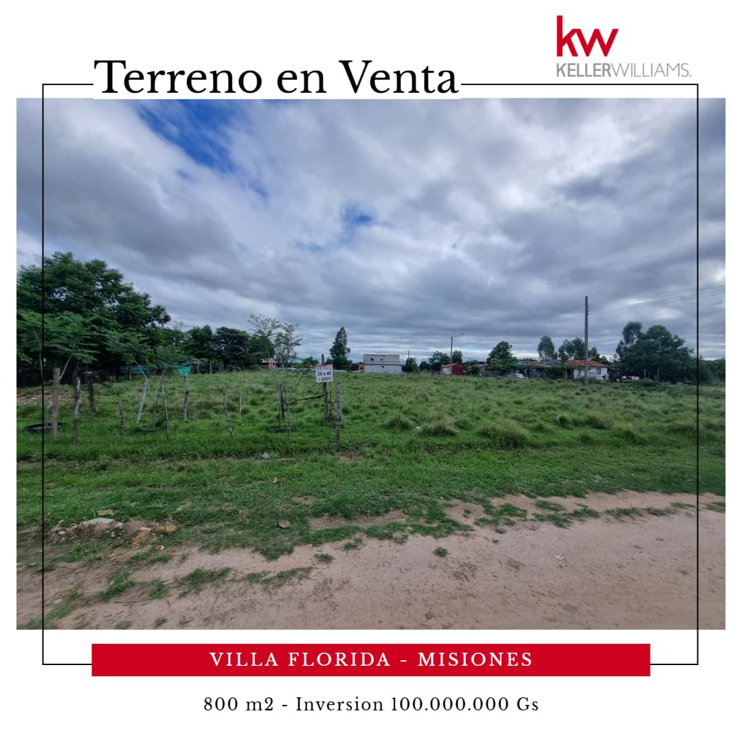 Terreno en Villa Florida