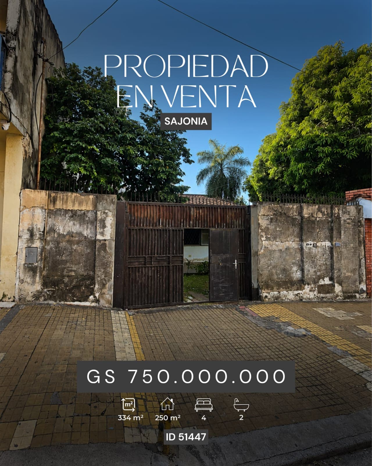 Vendo amplia casa en Sajonia | Ubicación privilegiada