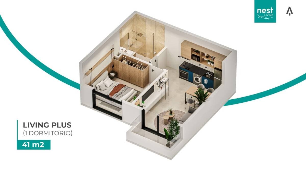 En venta dptos. En pozo en edificio nest living - zona eje corporativo, foto 2