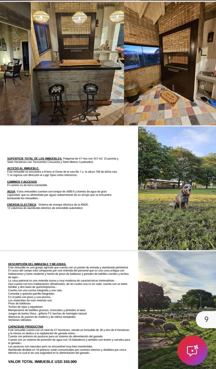 Hermosa Casa Quinta de 47 Hectáreas en Quiindy, Paraguari - CLCS7253810, foto 3