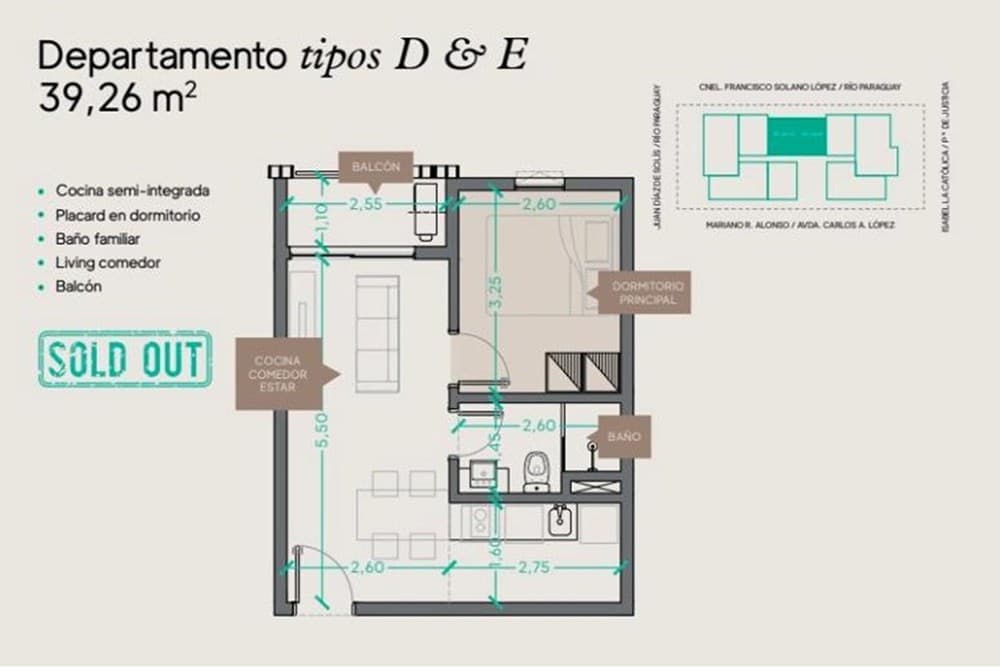 Departamento en Venta en Sajonia Asunción | 1 Dormitorio con Cochera y Amenities — foto 3