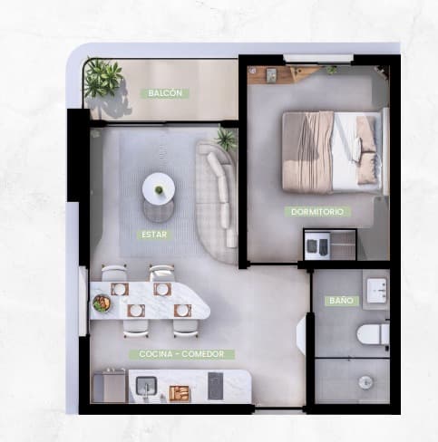 CIVIS XI | Últimas 3 unidades de 1 habitación disponibles, foto 2