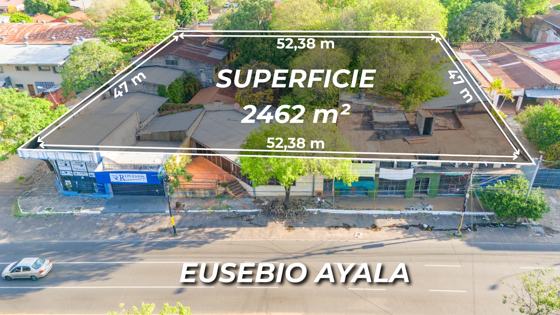 Propiedad en esquina sobre avda eusebio ayala
