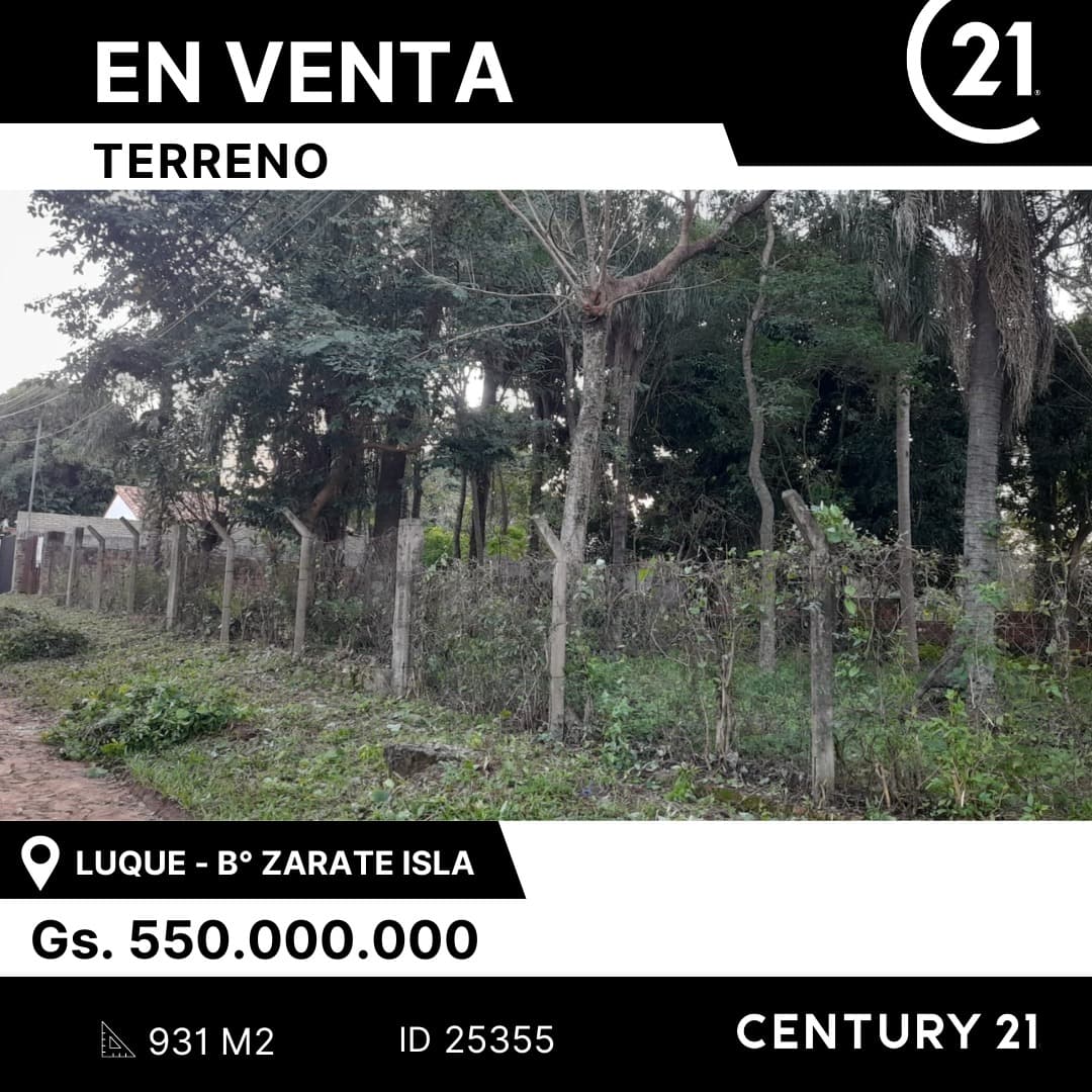 Vendo amplio terreno en Luque