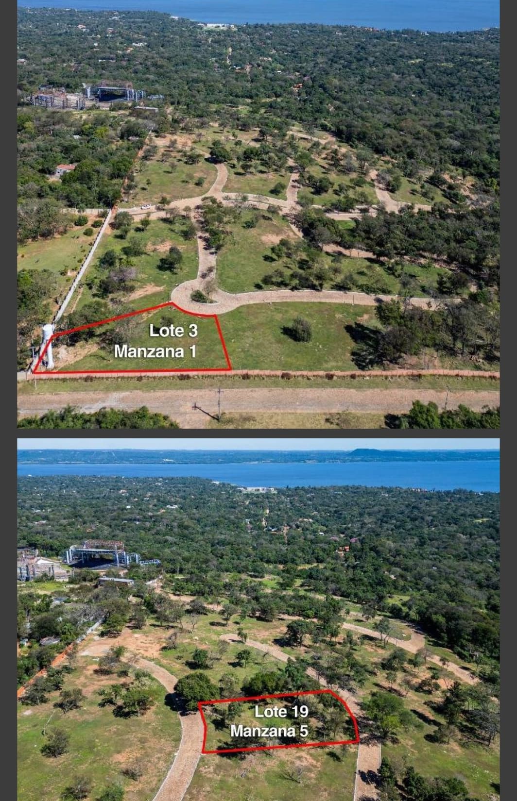 En venta lotes con vista al lago en barrio cerrado cumbres - San Bernardino — foto 2