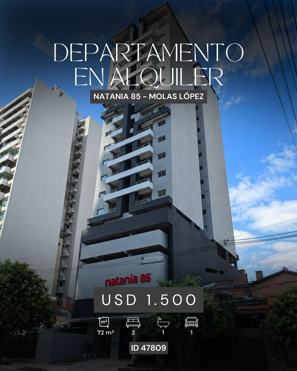 Alquilo– departamento de 2 dormitorios con cochera, foto 1