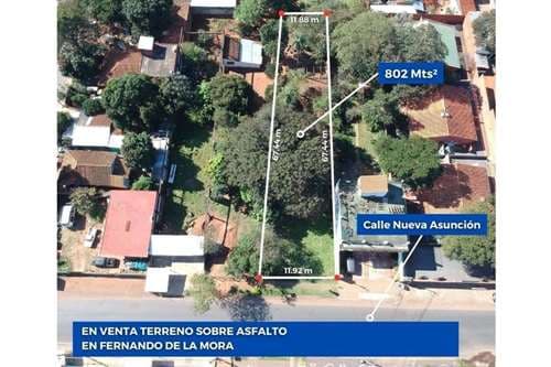 Terreno-Venta Fernando de la Mora, Central
