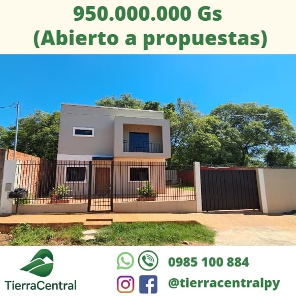 Venta De Casa Minimalista - Barrio Santa Ana - San Lorenzo