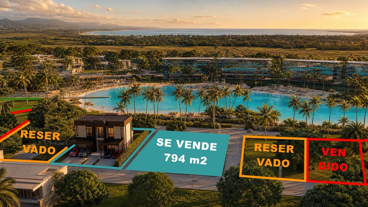 Lote premium frente a la playa y laguna en Highlands Park & Lagoon: 794 m2, foto 1