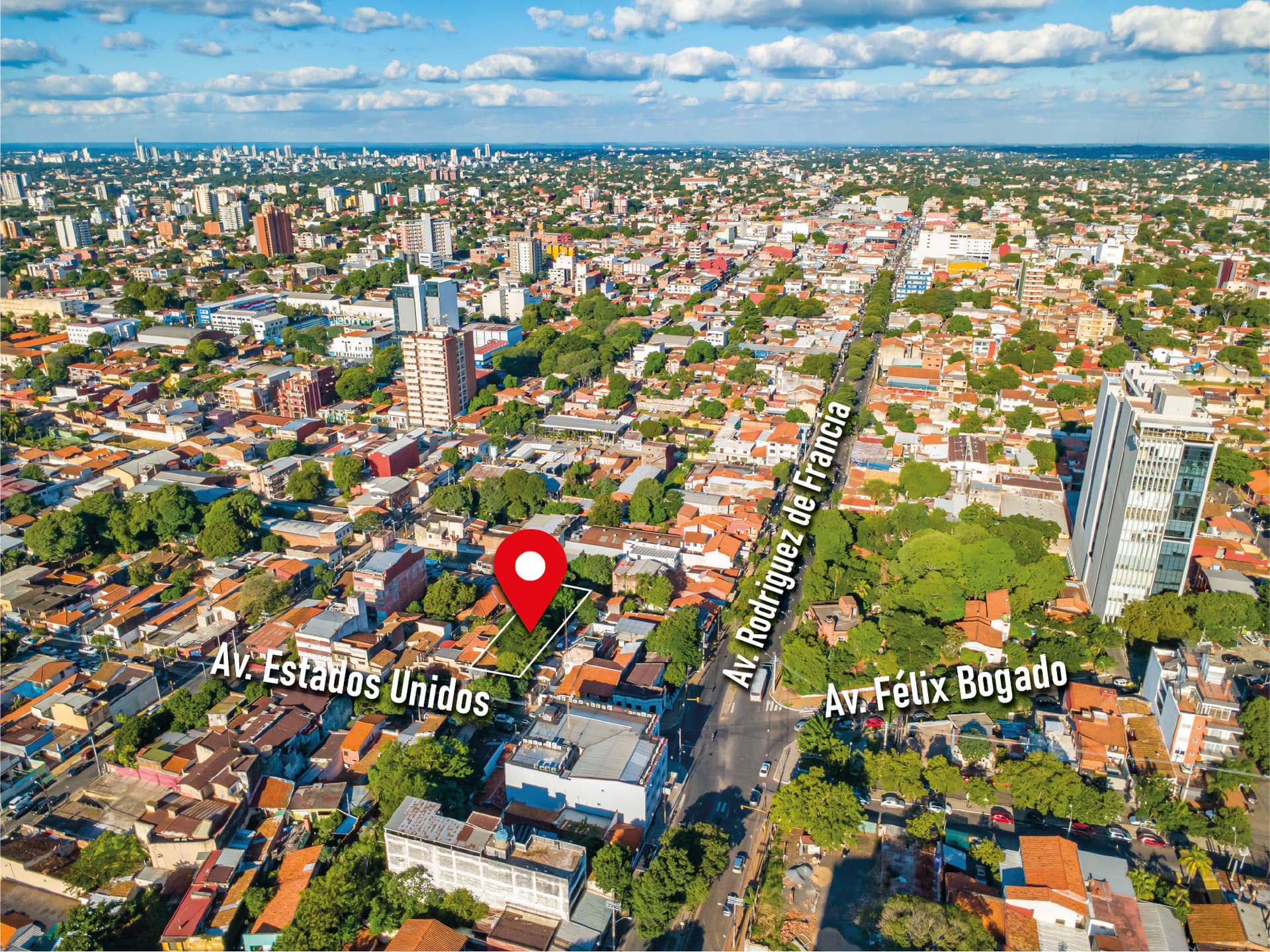 Terreno sobre av. Eeuu asuncion 667m2