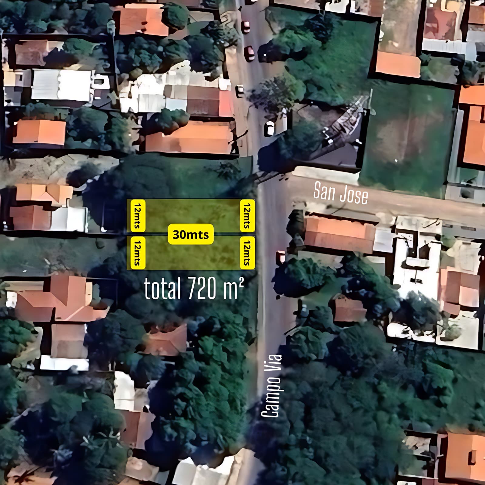 Terreno en Luque de 720 m2 Hugua de Seda sobre Campo Vía