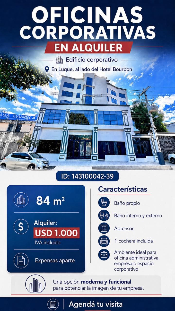 Oficinas en alquiler en Luque — foto principal
