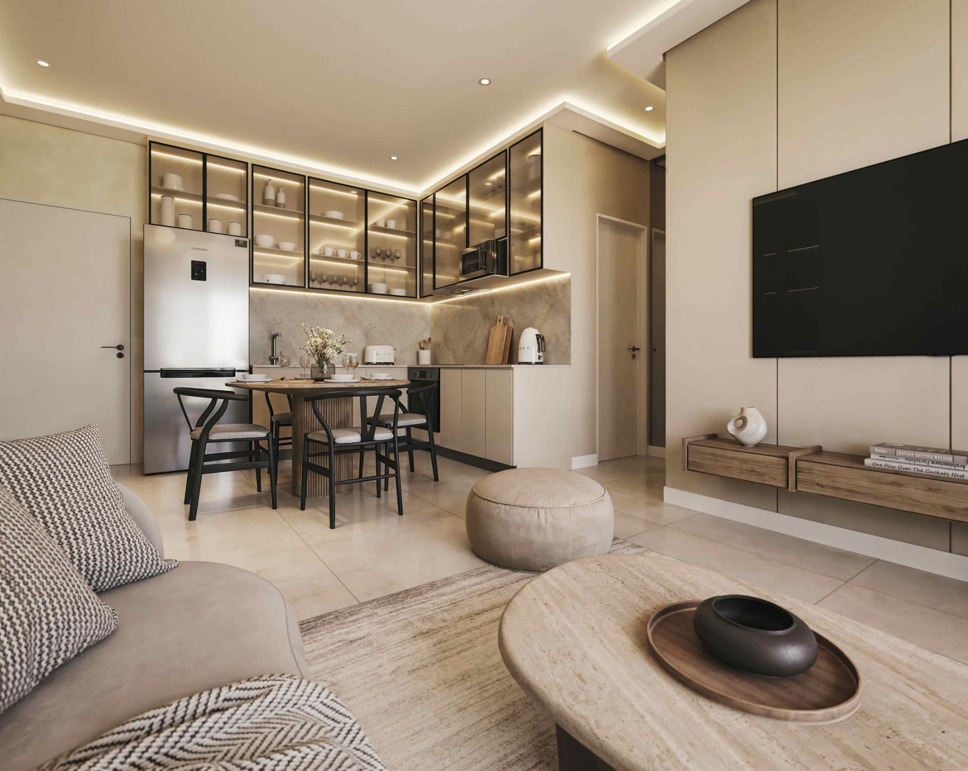 Desde US$ 115.638 – 1 Hab. ÆTHER Las Lomas | 46 m², foto 3