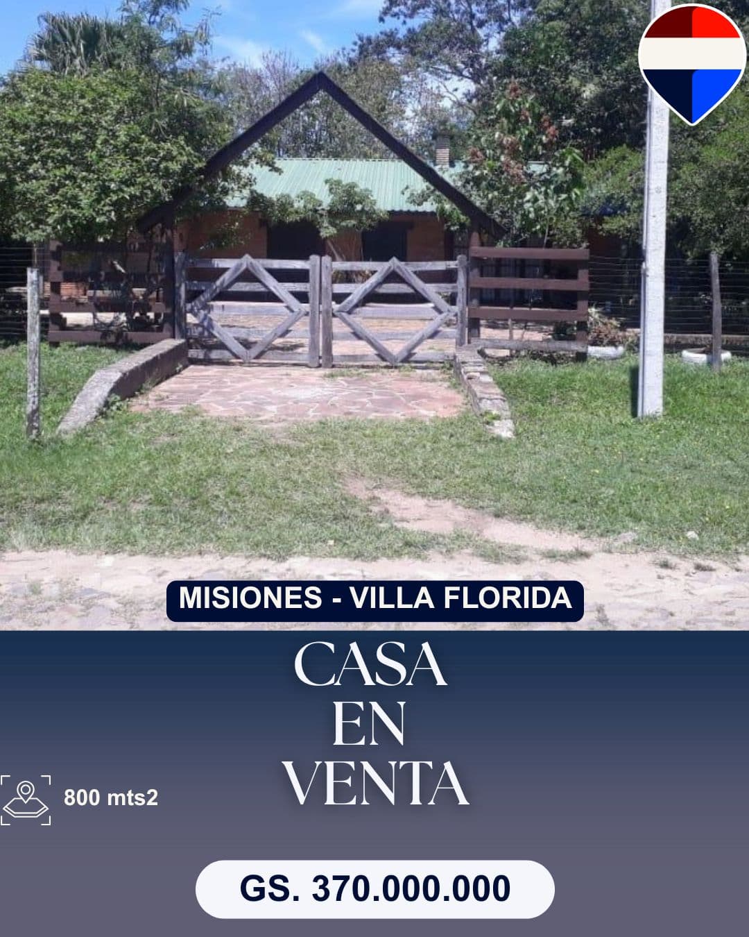 Casa con amplio terreno en villa florida, foto 1