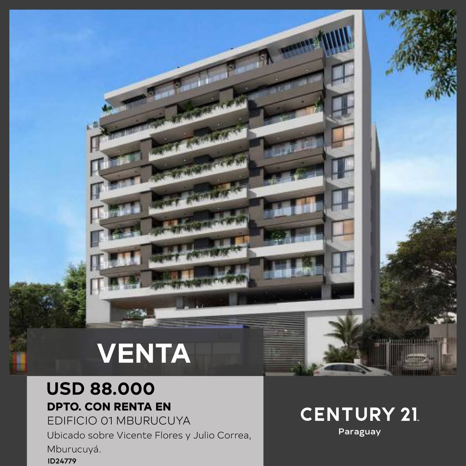 Departamento con renta en edificio 01 mburucuya, foto 1