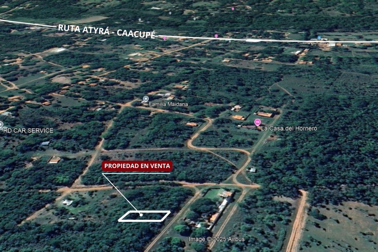 Terreno en atyrá en venta. ????️????