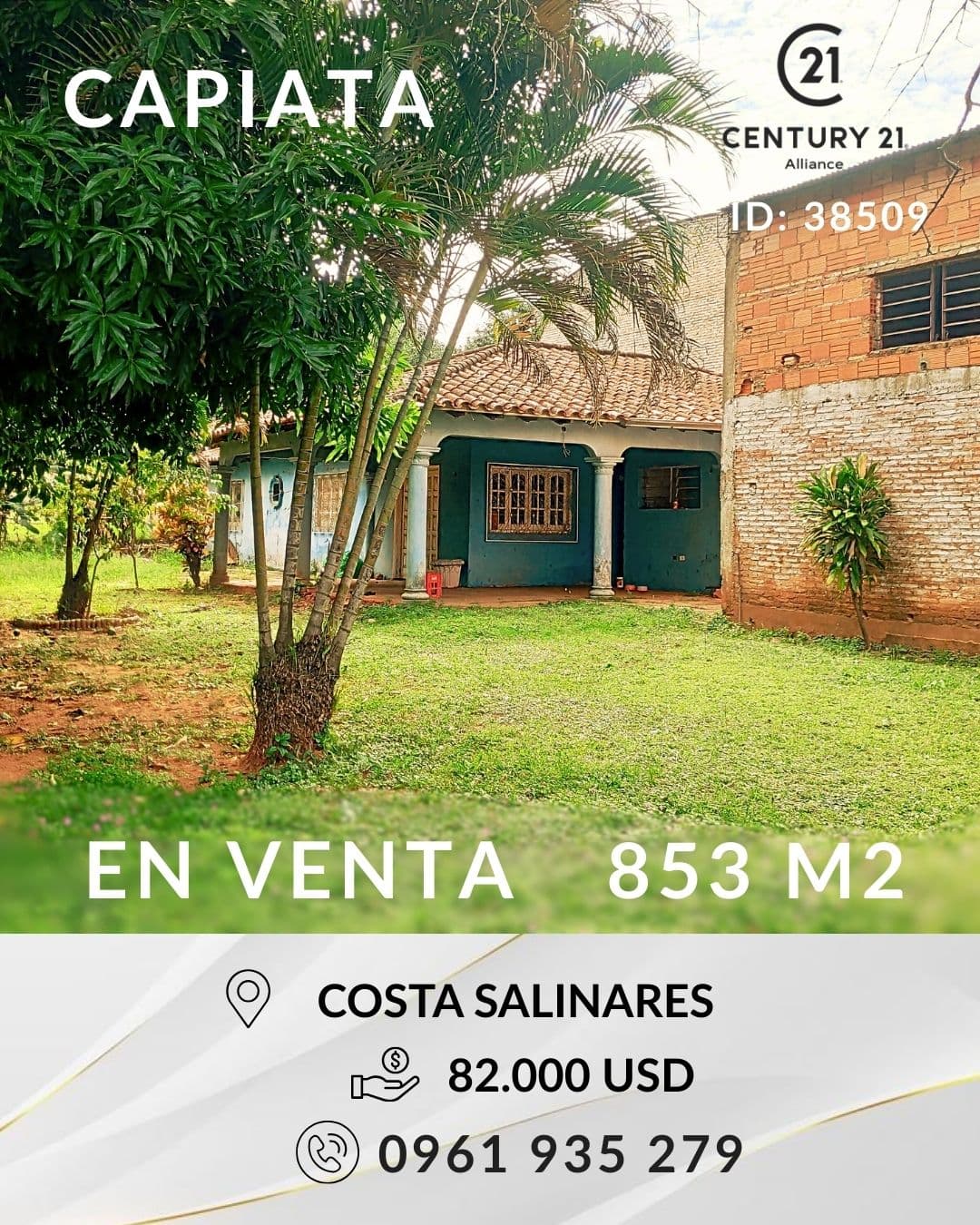 Venta de amplio terreno con casa y tinglado