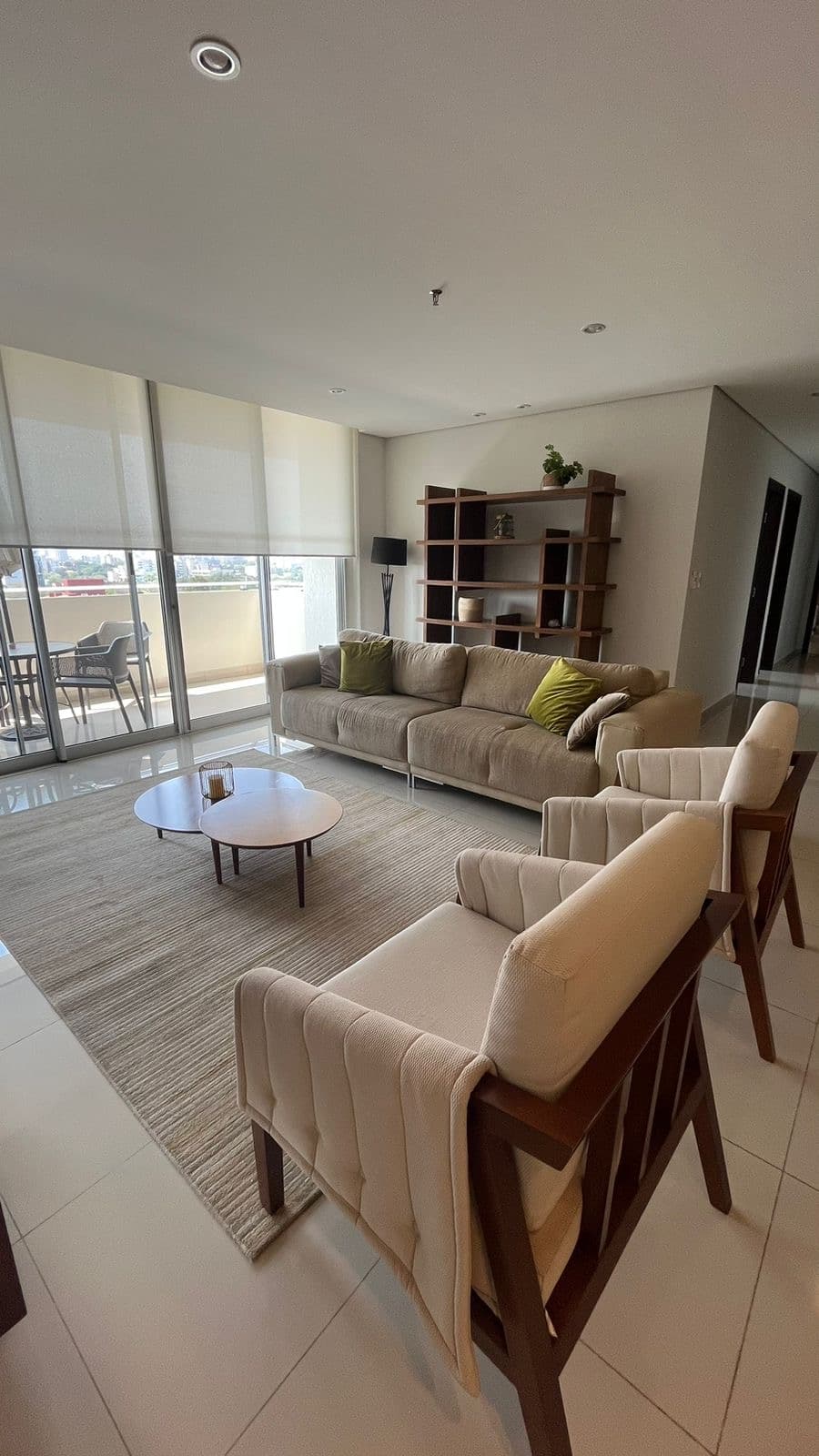 Dpto amoblado y equipado, 3 habitaciones, Villa Morra — foto 1