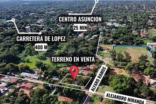 Vendo amplio terreno en lambare