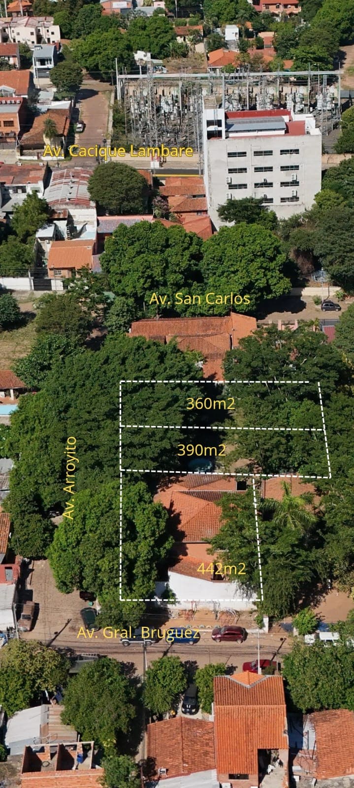 Vendo terreno en lambare