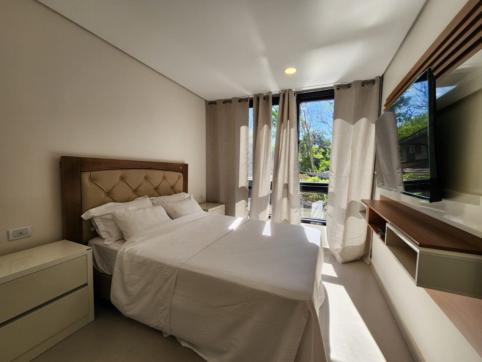 *alquilo departamento amoblado con patio privado , barrio ycua sati, foto 5