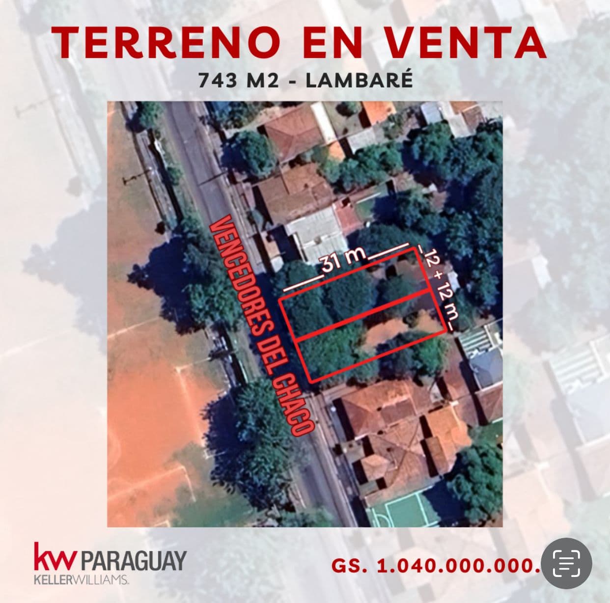 Vendo dos terrenosd en lambare