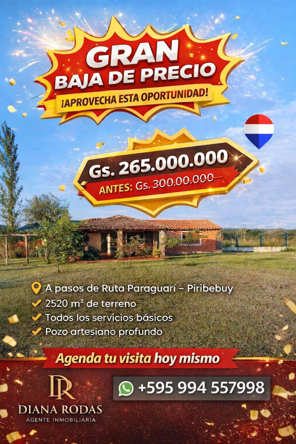 Oferta- casa quinta en piribebuy, foto 1