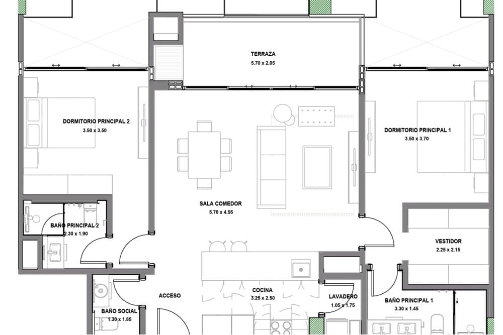 Departamento a Estrenar | Distrito Perseverancia — foto 3