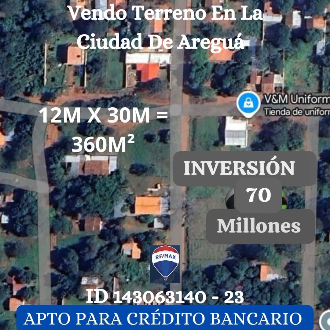 Terreno En Venta Aregua