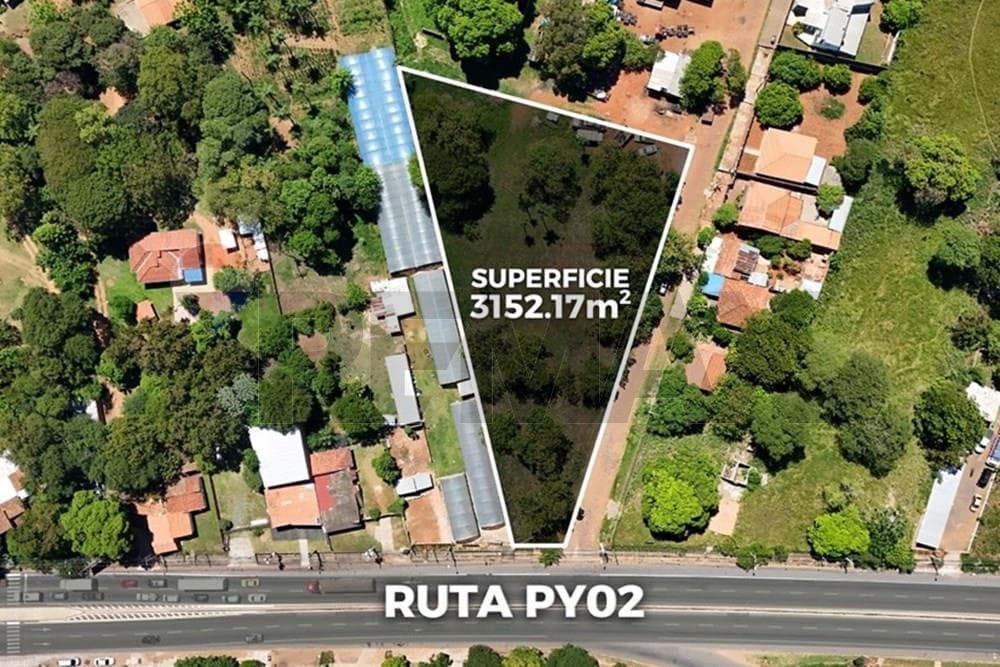 Vendo terreno comercial sobre ruta py02 en itauguá