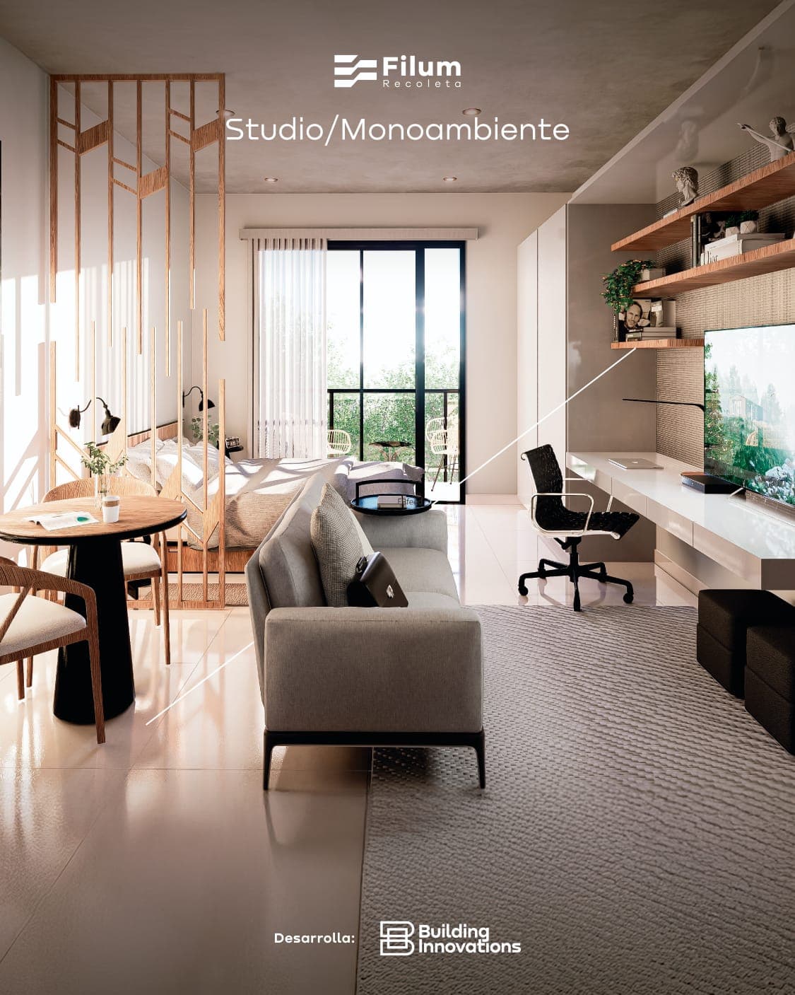 En venta mono ambiente última unidad Usd 59.400 !! En pozo en Recoleta