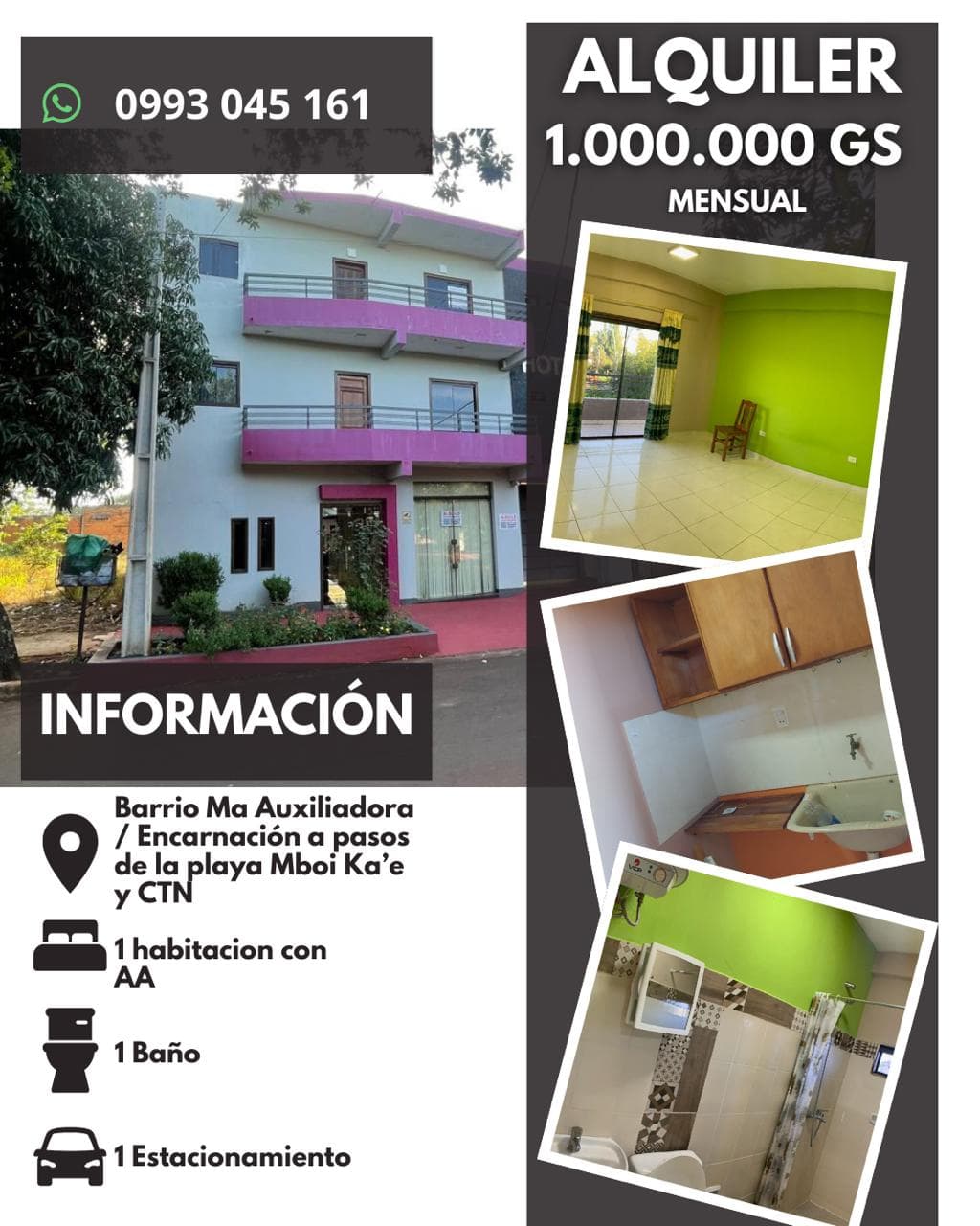 Departamento en Encarnación ZONA UNI Y CTN, foto 1
