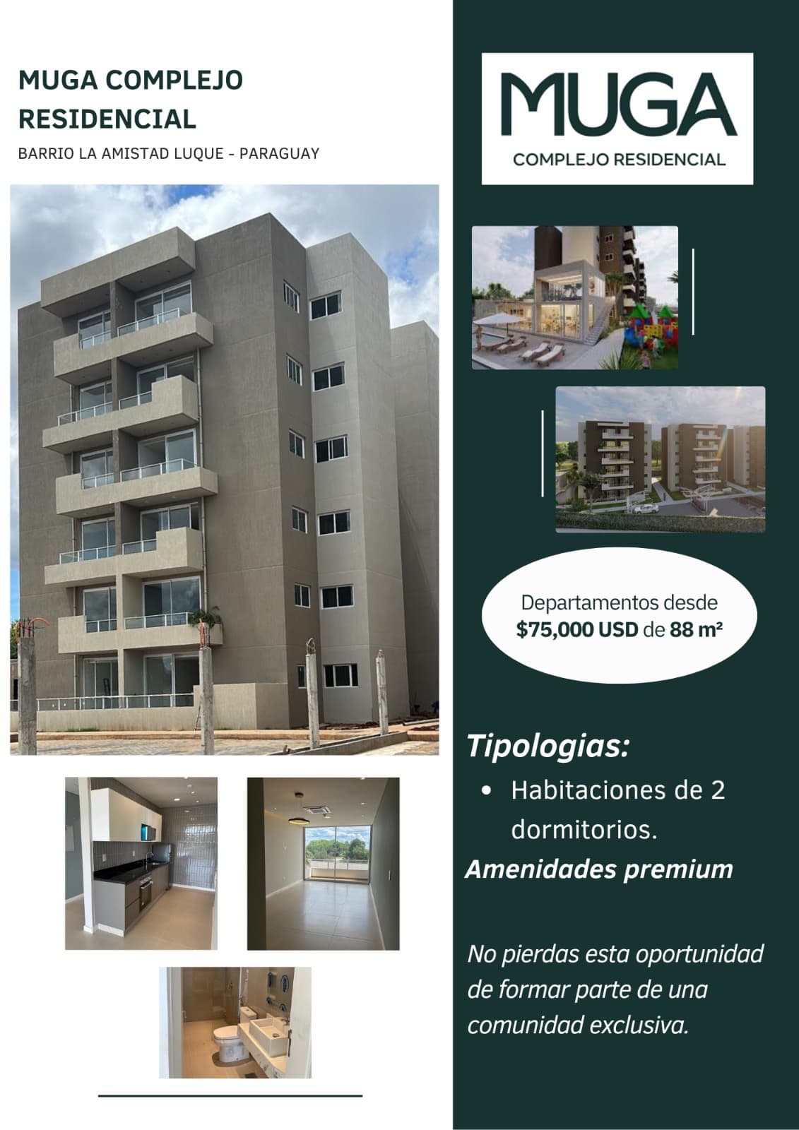 Departamentos en pozo Luque, foto 2