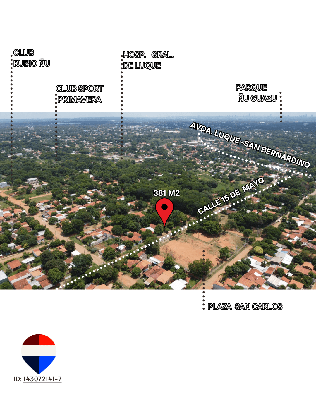 Vendo Terreno en Luque – barrio Cañada Garay