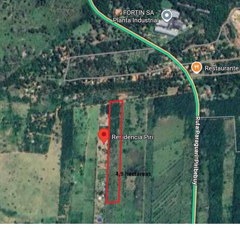 terreno de 4.9 Hectáreas en Piribebuy, foto 2